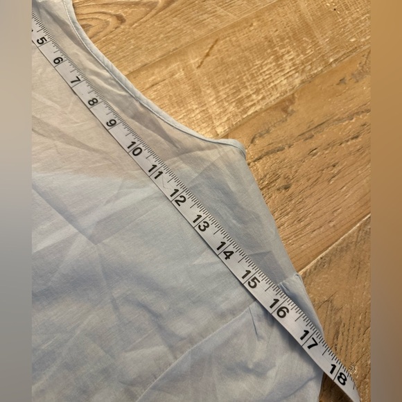 Style & Co Womens Light Blue Embroidered Tunic Top With Tassels Size 1X - Picture 6 of 8